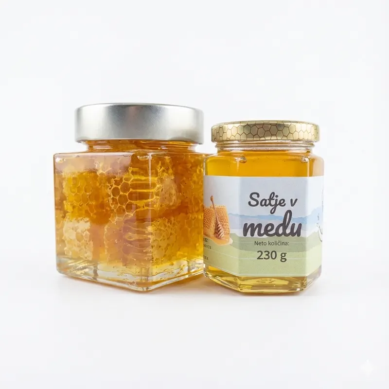 Satje v medu — slovenski domači med iz Vipavske doline